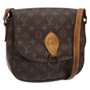 Authentic LOUIS VUITTON Monogram Saint Cloud GM Shoulder Bag M51242 LV